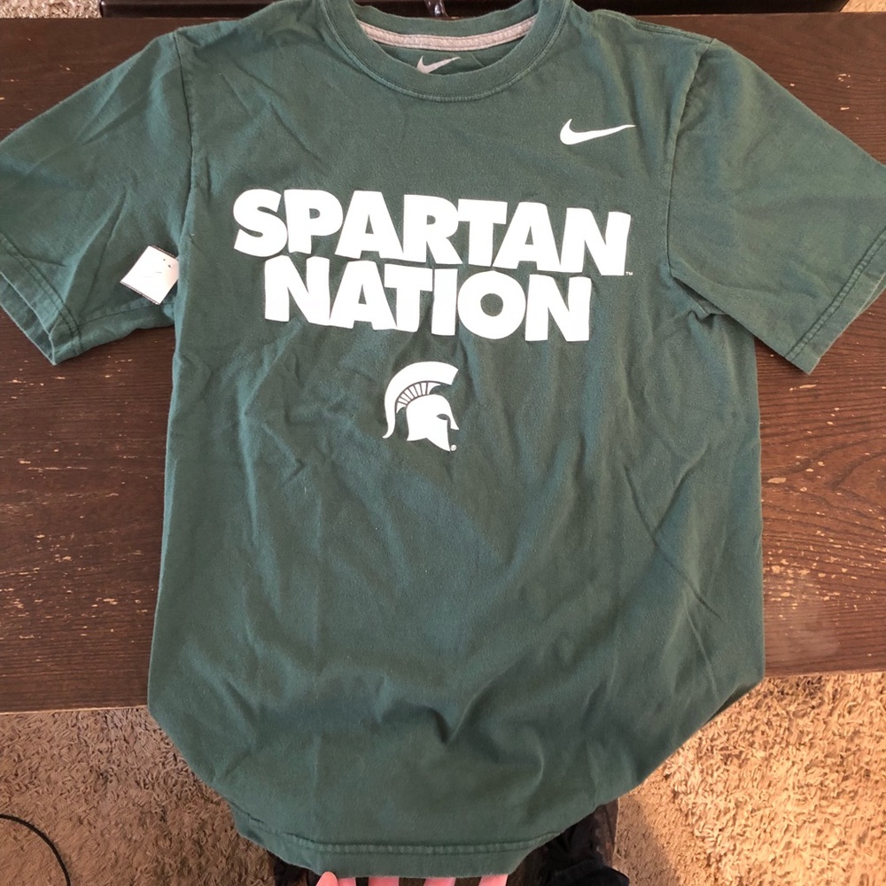 ☄️ Michigan State Spartan Nike Shirt Size Small ☄️